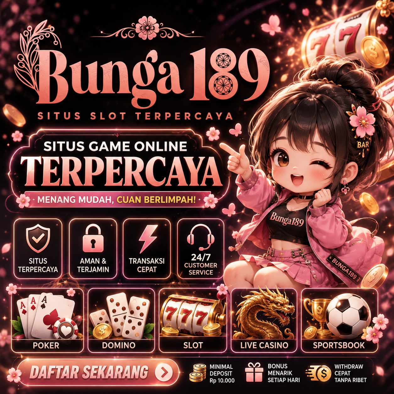 BUNGA189 Banner